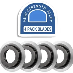 VEVOR Wire Stripper Blades 4 Pack of Replacement Blades, High-temperature Quenching and High-quality Alloy Pipe Cutter Blades, for Stripping Scrap Copper Wires, Model HXSMS-26 Wire Stripping Machines