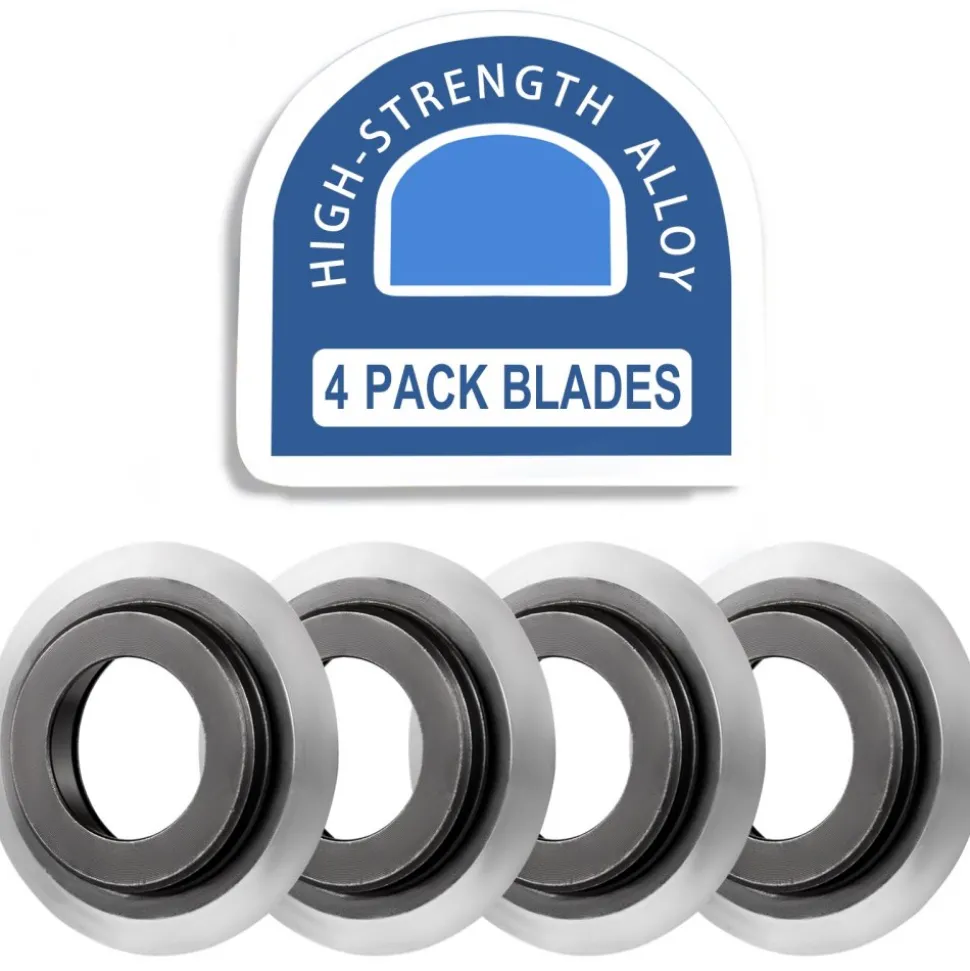 VEVOR Wire Stripper Blades 4 Pack of Replacement Blades, High-temperature Quenching and High-quality Alloy Pipe Cutter Blades, for Stripping Scrap Copper Wires, Model HXSMS-26 Wire Stripping Machines