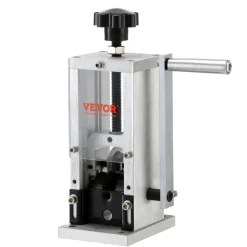 VEVOR Wire Stripping Machine,Wire Stripper with Hand Crank or Drill Powered,0.06''-1.18'' Copper Wire Stripper,Visible Stripping Depth Reference,Portable Aluminum Frame Wire Peeler