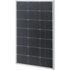 VEVOR 100W Monocrystalline Solar Panel, 23% High-Efficiency Mono PV Module with Stable MC4 Output & Aluminum Frame, IP65 Waterproof Solar Panel for Car Boat RV Flat Rooftop Off-Grid Applications
