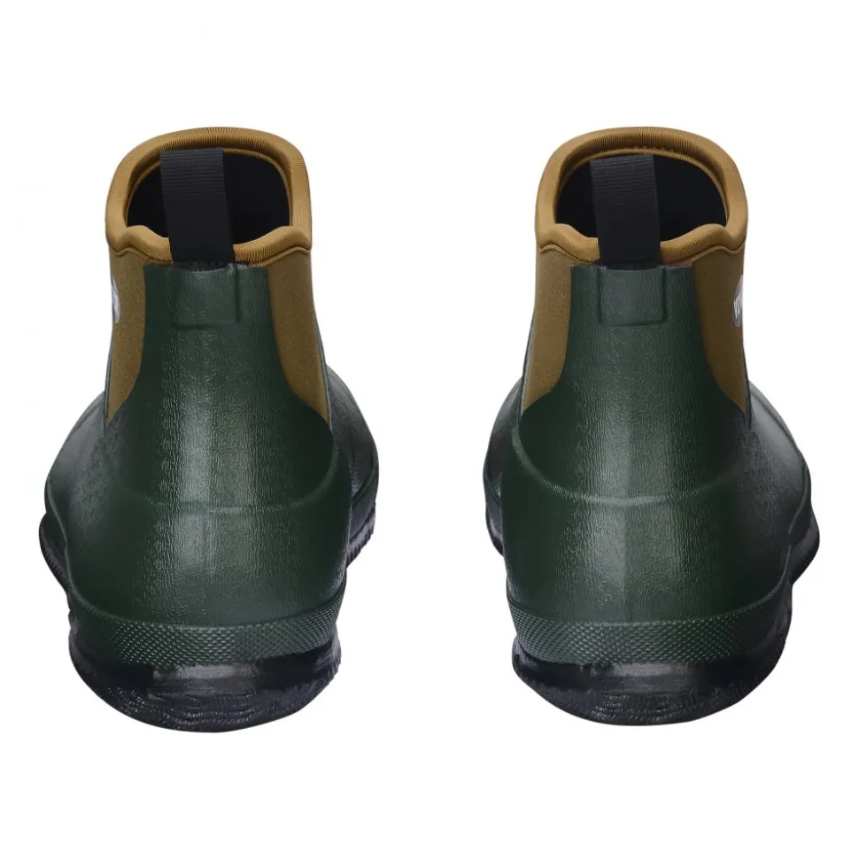 VEVOR Women's Deck Boots, Waterproof Fishing Rain Boots, Anti-Slip Ankle Rubber Boots, Gardening Insulated Mud Boots, Neoprene Rubber, Lightweight & Durable, for Manufacturing, Farming, Size 9 US