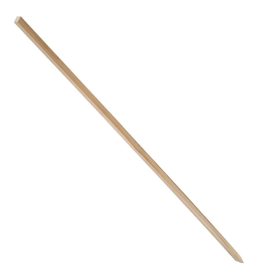 VEVOR Wooden Garden Stakes, 25 Pcs 48x0.5x0.69 in Survey Grading Stakes, Garden Ground Stake with Sharp Point, Fir Wood Plant Support Stake, Sign Posts for Silt Fence Backyard Boundaries Baselines