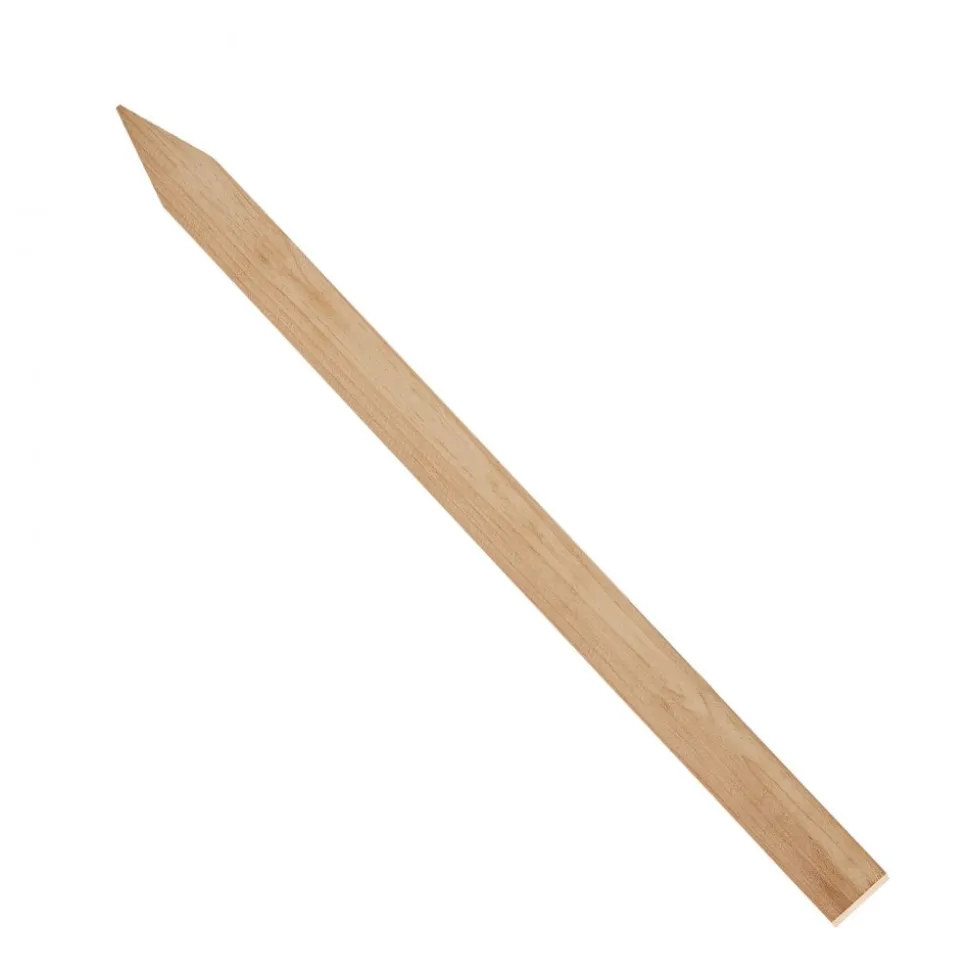 VEVOR Wooden Garden Stakes, 25 Pcs 36 x 0.5 x1.5 in Survey Grading Stakes, Garden Ground Stake with Sharp Point, Fir Wood Plant Support Stake, Sign Posts for Silt Fence Backyard Boundaries Baselines
