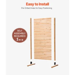 VEVOR Wooden Privacy Screen, 36