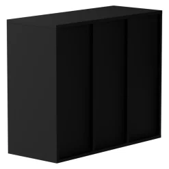 VEVOR Wood Literature Organizer, 24 Compartments, File Sorter with Removable Shelves, Mailboxes Slot for Office Home Classroom Mailrooms Organization, EPA Certified, Black