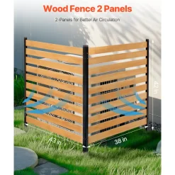 VEVOR Wood Privacy Fence, 38