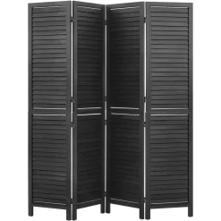 VEVOR Wood Room Divider 4 Panels 59.8