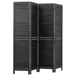VEVOR Wood Room Divider 4 Panels 59.8