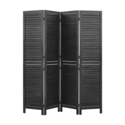 VEVOR Wood Room Divider 4 Panels 59.8