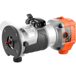 VEVOR Wood Router, 1 HP 710W, Variable Speed Palm Router Tool with 1/4 in Collet, Compact Edge Wood Trimmer with Fixed, Plunge & Tilt Base, Soft Start, for Woodworking, Trimming, DIY Projects, Corded