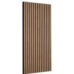 VEVOR Wood Slat Acoustic Panels, 23.6 x 47.2 inch, MDF Accent Wooden Wall Panels for Modern Interior Wall, Faux Wood Wall Board Panels for Stylish Decor and Noise Reduction, Walnut