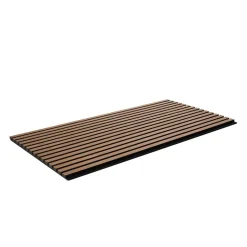 VEVOR Wood Slat Acoustic Panels, 23.6 x 47.2 inch, MDF Accent Wooden Wall Panels for Modern Interior Wall, Faux Wood Wall Board Panels for Stylish Decor and Noise Reduction, Walnut