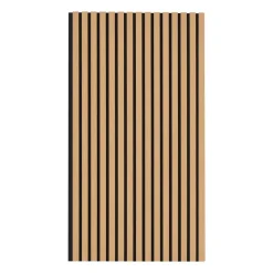 VEVOR Wood Slat Acoustic Panels, 23.6 x 47.2 inch, MDF Accent Wooden Wall Panels for Modern Interior Wall Decor, Faux Wood Wall Board Panels for Noise Reduction, Light Oak