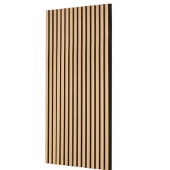 VEVOR Wood Slat Acoustic Panels, 23.6 x 47.2 inch, MDF Accent Wooden Wall Panels for Modern Interior Wall Decor, Faux Wood Wall Board Panels for Noise Reduction, Light Oak