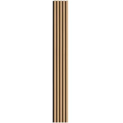 VEVOR Wood Slat Acoustic Panels, 7.9 x 94.5 inch, MDF Accent Wooden Wall Panels for Modern Interior Wall Decor, Faux Wood Wall Board Panels for Noise Reduction, Light Oak