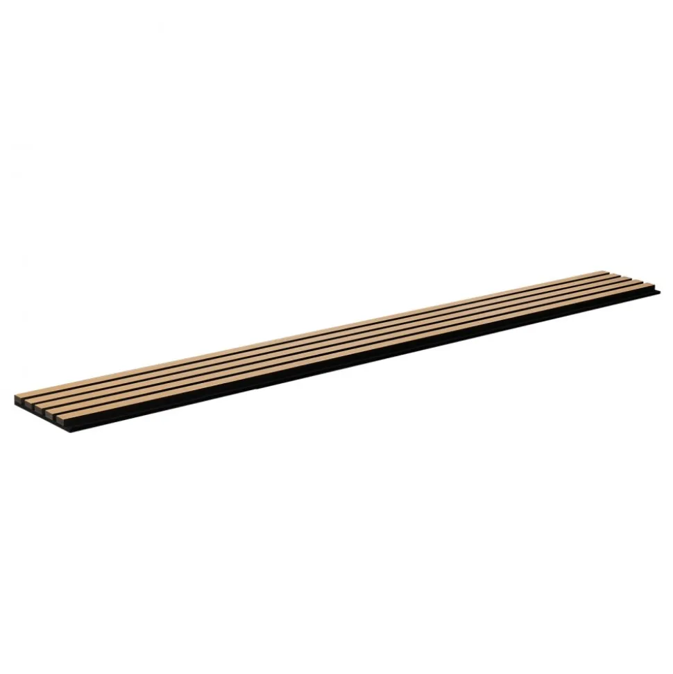 VEVOR Wood Slat Acoustic Panels, 7.9 x 94.5 inch, MDF Accent Wooden Wall Panels for Modern Interior Wall Decor, Faux Wood Wall Board Panels for Noise Reduction, Light Oak