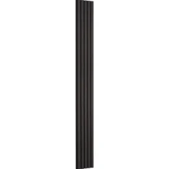 VEVOR Wood Slat Acoustic Panels, 7.9 x 94.5 inch, MDF Accent Wooden Wall Panels for Modern Interior Wall Decor, Faux Wood Wall Board Panels for Noise Reduction, Black Oak