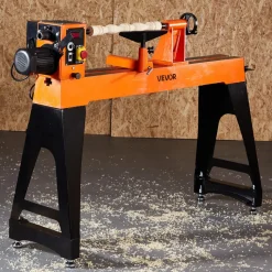 VEVOR Woodworking Lathe, 2 HP, Wood Lathe Machine with 0 to 3200 RPM Variable Speed, 18 x 40 in Workbench, Brushless DC Motor, Cast Iron Body, Tool Rest, for Medium to Large Projects Woodworking