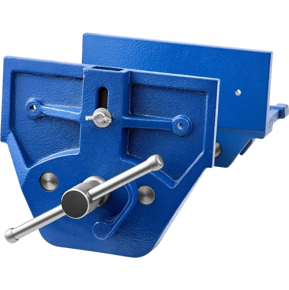 VEVOR Woodworking Vise, 9 Inch Jaw Width, Quick Release Wood Bench Vise, 10.2 Inch Max Jaw Opening, Heavy-duty Cast Iron Construction, Adjustable Front Stop, Workbench Vice, for Woodworking Drilling