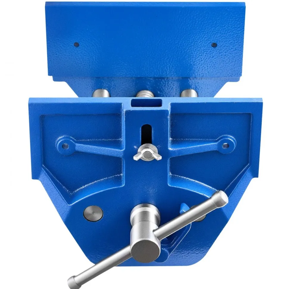 VEVOR Woodworking Vise, 9 Inch Jaw Width, Quick Release Wood Bench Vise, 10.2 Inch Max Jaw Opening, Heavy-duty Cast Iron Construction, Adjustable Front Stop, Workbench Vice, for Woodworking Drilling