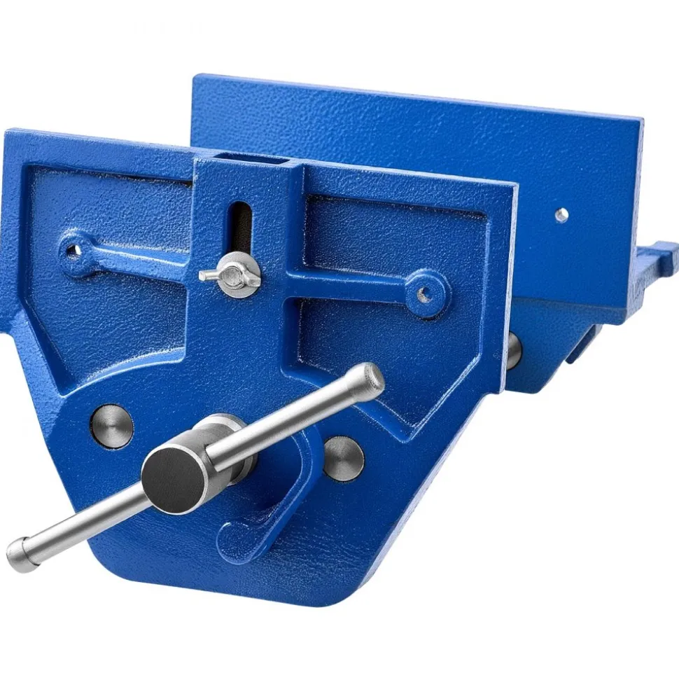 VEVOR Woodworking Vise, 9 Inch Jaw Width, Quick Release Wood Bench Vise, 10.2 Inch Max Jaw Opening, Heavy-duty Cast Iron Construction, Adjustable Front Stop, Workbench Vice, for Woodworking Drilling