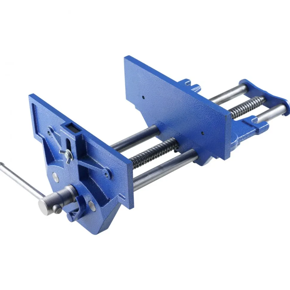VEVOR Woodworking Vise, 13 inch Woodworking Bench Vise, Heavy-duty Cast Iron Vice for Workbench 10.6" Jaw Width, with Quick Release Lever for Woodworking, Cutting, and Drilling