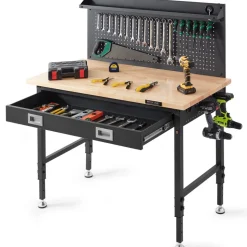 VEVOR Workbench Adjustable Height 28-39.5