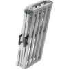 VEVOR Work Platform, 4 Gear Adjustable Height, Folding Alloy Steel Step Ladder, Portable Scaffolding Platform, 800 lb Load Capacity, Non-Slip Rubber Feet, Drywall Painting Stool, Cleaning & Washing