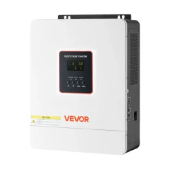 VEVOR 4000W Single-Phase Hybrid Solar Inverter, 24V DC to 230V AC, Pure Sine Wave Power Inverter with Built-in 120A MPPT Solar Controller, WiFi Module, for Lead Acid/Lithium Battery Off-Grid