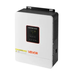 VEVOR 4000W Single-Phase Hybrid Solar Inverter, 24V DC to 230V AC, Pure Sine Wave Power Inverter with Built-in 120A MPPT Solar Controller, WiFi Module, for Lead Acid/Lithium Battery Off-Grid