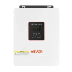 VEVOR 4000W Single-Phase Hybrid Solar Inverter, 24V DC to 230V AC, Pure Sine Wave Power Inverter with Built-in 120A MPPT Solar Controller, WiFi Module, for Lead Acid/Lithium Battery Off-Grid
