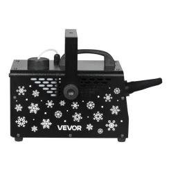 VEVOR 900W Snow Machine with 9 LED RGB Lights, 12 LED Lighting Colors, and Wireless Remote, Handheld/Hanging Outdoor Snowflake Machine Fake Snow Machines with 1L Tank for Christmas Party