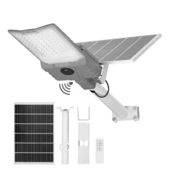 VEVOR 12000W Solar Street Light Outdoor, 900000LM, High Powered Commercial Parking Lot Light Dusk to Dawn, Split Type LED Flood Security Lamp with RF Remote Control, IP65 Waterproof, for Driveway Yard