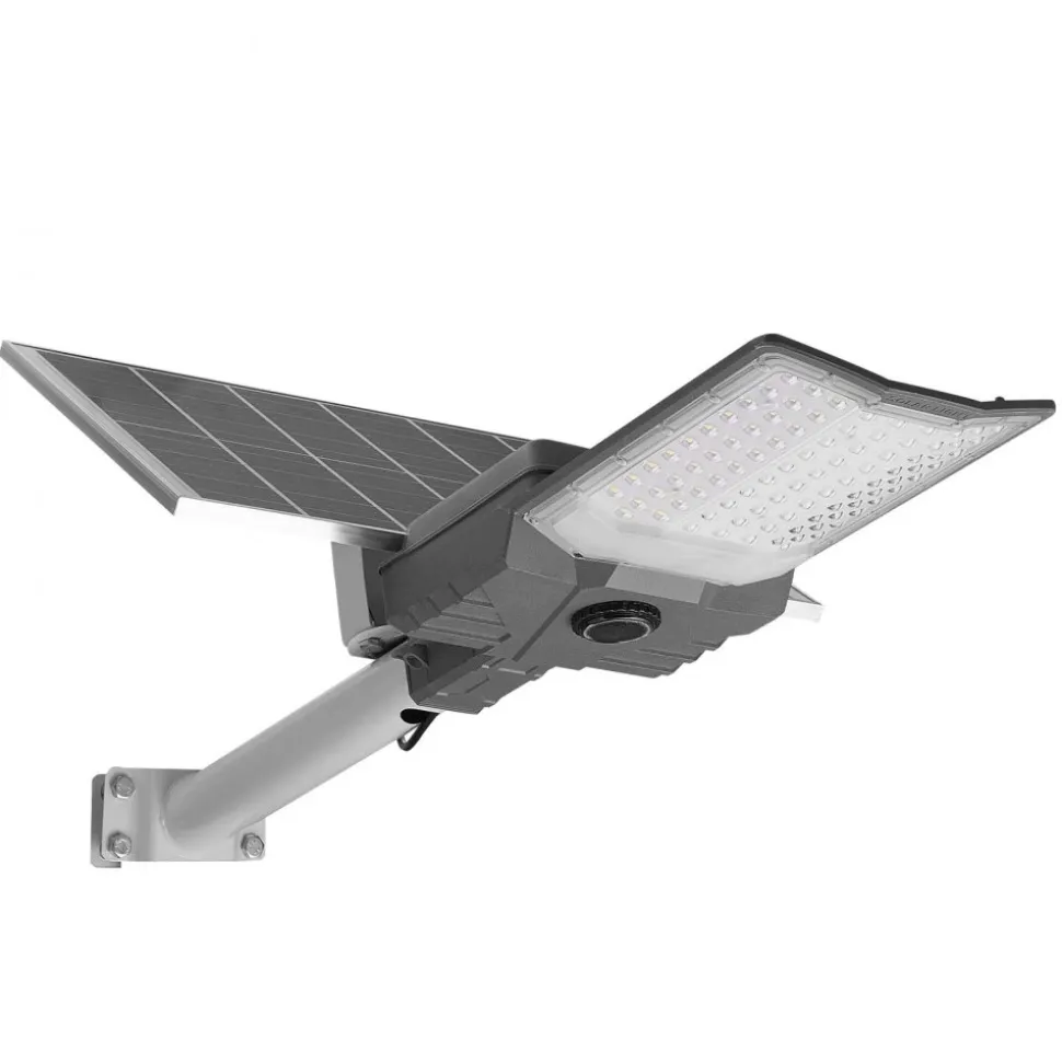 VEVOR 12000W Solar Street Light Outdoor, 900000LM, High Powered Commercial Parking Lot Light Dusk to Dawn, Split Type LED Flood Security Lamp with RF Remote Control, IP65 Waterproof, for Driveway Yard