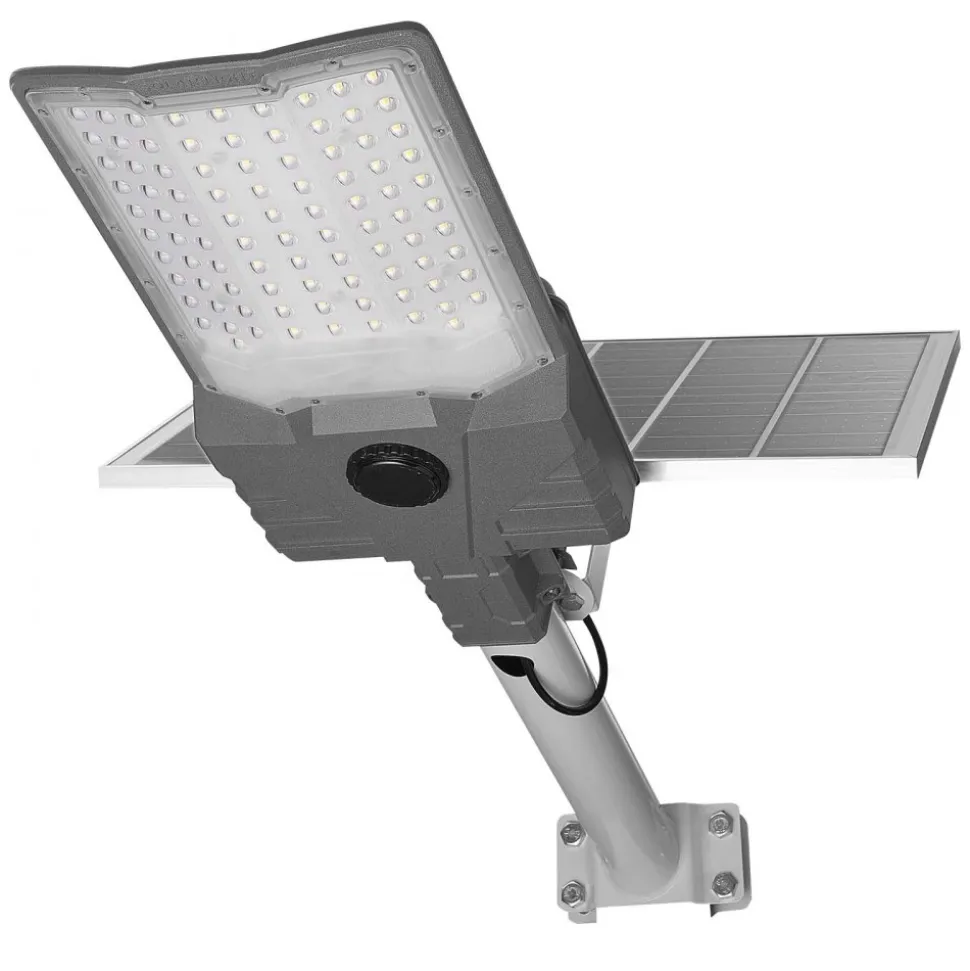 VEVOR 12000W Solar Street Light Outdoor, 900000LM, High Powered Commercial Parking Lot Light Dusk to Dawn, Split Type LED Flood Security Lamp with RF Remote Control, IP65 Waterproof, for Driveway Yard