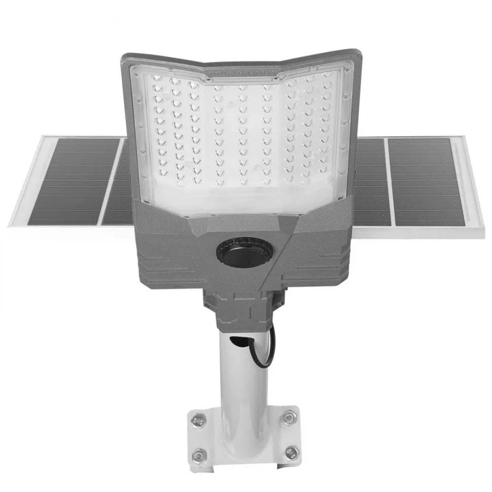 VEVOR 12000W Solar Street Light Outdoor, 900000LM, High Powered Commercial Parking Lot Light Dusk to Dawn, Split Type LED Flood Security Lamp with RF Remote Control, IP65 Waterproof, for Driveway Yard
