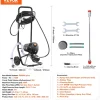 VEVOR 750W Stand Airless Paint Sprayer, 3000PSI High Efficiency Electric Airless Sprayer With Cart, Paint Sprayers for Home Interior and Exterior Furniture and Fences, Fine And Even Painting Effect
