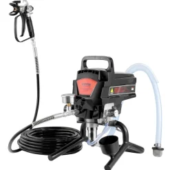 VEVOR 950W Stand Airless Paint Sprayer, 3000PSI High Efficiency Electric Airless Sprayer, Handheld Paint Sprayers for Home Interior and Exterior Furniture and Fences, Fine And Even Painting Effect
