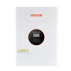 VEVOR 6000W 48V Hybrid Solar Inverter, 120V/240V Split Phase, Built-in 120A MPPT Solar Controller, Low Frequency Pure Sine Wave Power Inverter Charger, for Lead Acid Lithium Battery Off-Grid Systems