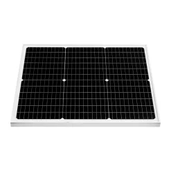 VEVOR 50W 12V Solar Battery Charger Maintainer, Mono Solar Panel Trickle Battery Charger with Upgraded MPPT Controller, IP65 Waterproof for Car Boat RV Trailer Flat Rooftop (Bracket Not Included)