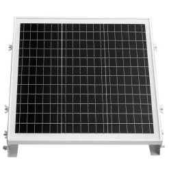 VEVOR 20W 12V Solar Battery Trickle Charger Maintainer, Mono Solar Panel Battery Charger with Built-in MPPT Controller & Adjustable Mount Bracket, IP65 Waterproof for Car Boat RV Trailer House Roof