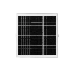 VEVOR 20W 12V Solar Panel Battery Charger, Solar Battery Trickle Charger Maintainer with Built-in Controller & 0-60° Adjustable Pole Mount Bracket, IP67 for Gate Fence Farm Lawn (Fit 1.5" - 3" Poles)