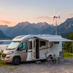 VEVOR 800W 12V Wind Turbine Generator, 5-Blade Wind Turbine Kit with MPPT Controller, High-Efficiency 3-Phase AC Permanent Wind Power Generator for RVs, Boats, Home, Farm (Tower Pole Not Included)