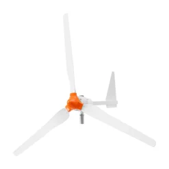 VEVOR 1500W 24V Wind Turbine Generator, 3-Blade Wind Turbine Kit with Wind/Solar Hybrid Controller, Efficient 3-Phase AC Permanent Wind Power Generator for RV Boat Home Farm (Tower Pole Not Included)