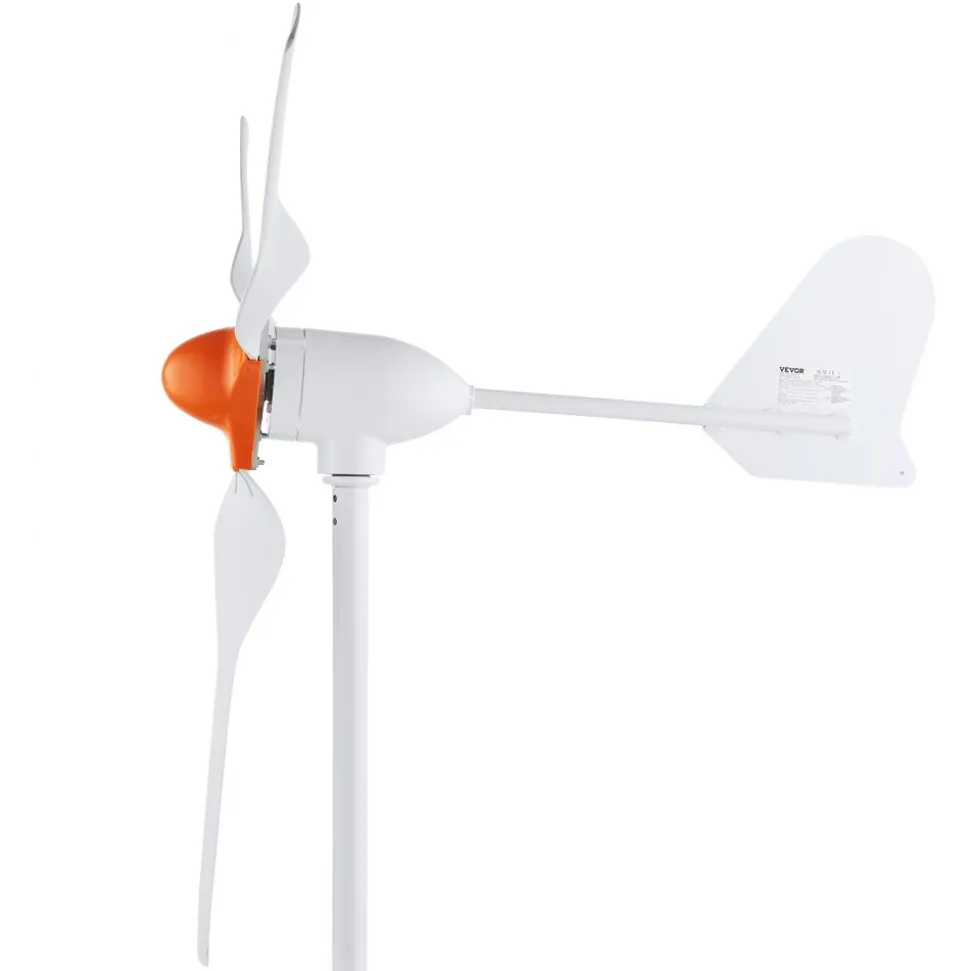 VEVOR 800W Wind Turbine Generator, 12V Wind Turbine Kit, 3-Blade Wind Power Generator with MPPT Controller, Adjustable Windward Direction & 2.5m/s Start Wind Speed, Suitable for Home, Farm, RVs, Boats