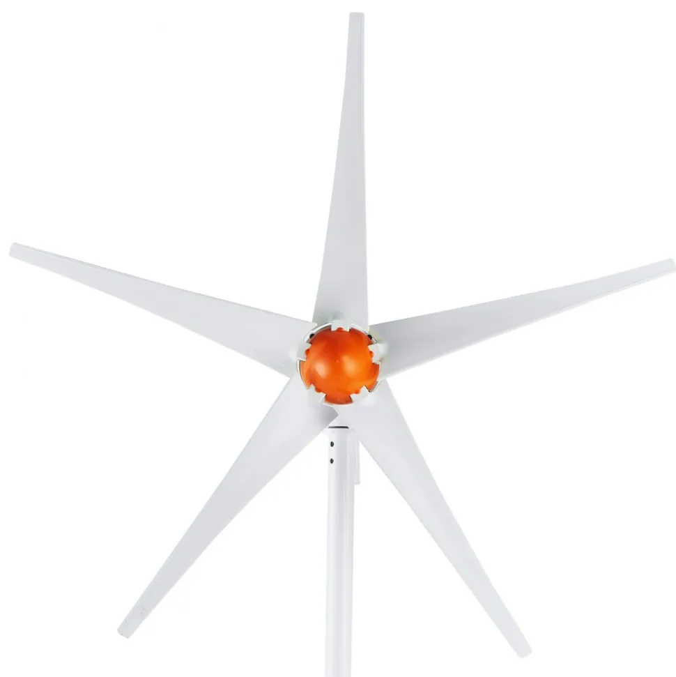 VEVOR 500W Wind Turbine Generator, 12V Wind Turbine Kit, 5-Blade Wind Power Generator with MPPT Controller, Adjustable Windward Direction & 2.5m/s Start Wind Speed, Suitable for Home, Farm, RVs, Boats