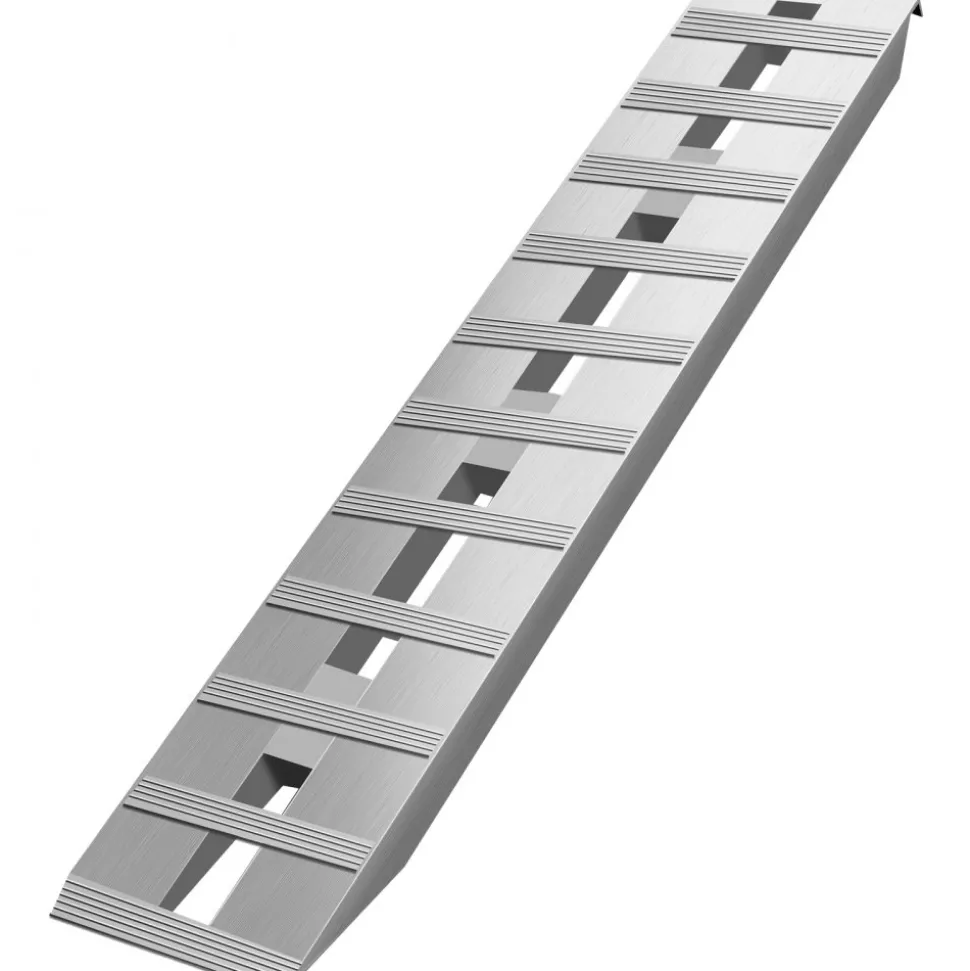 VEVOR 60'' X 12'' Aluminum Trailer Ramps 6000LBS Total Beavertail Hook End 1 Pair 2 Ramps