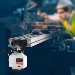 VEVOR X-Axis Power Feed for Milling Machine, 450 in-lb Torque, 0-200RPM Adjustable Rotate Speed 120V Power Table Feed Mill Feeder, for Bridgeport Some Knee Type Mills with a 5/8" End Shaft Diameter