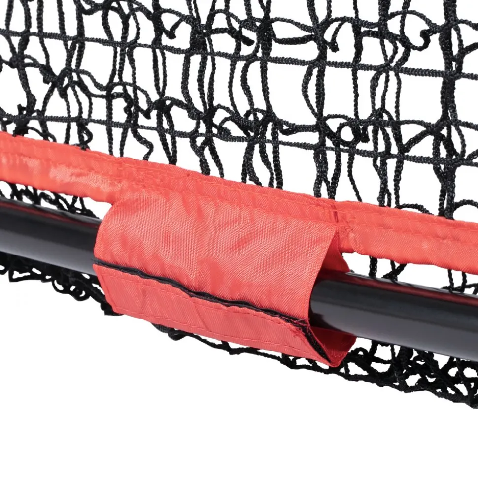 VEVOR 7x7 ft Baseball Softball Practice Net, Portable Baseball Training Net for Hitting Batting Catching Pitching, Backstop Baseball Equipment with Bow Frame, Carry Bag, Strike Zone, Ball, Batting Tee