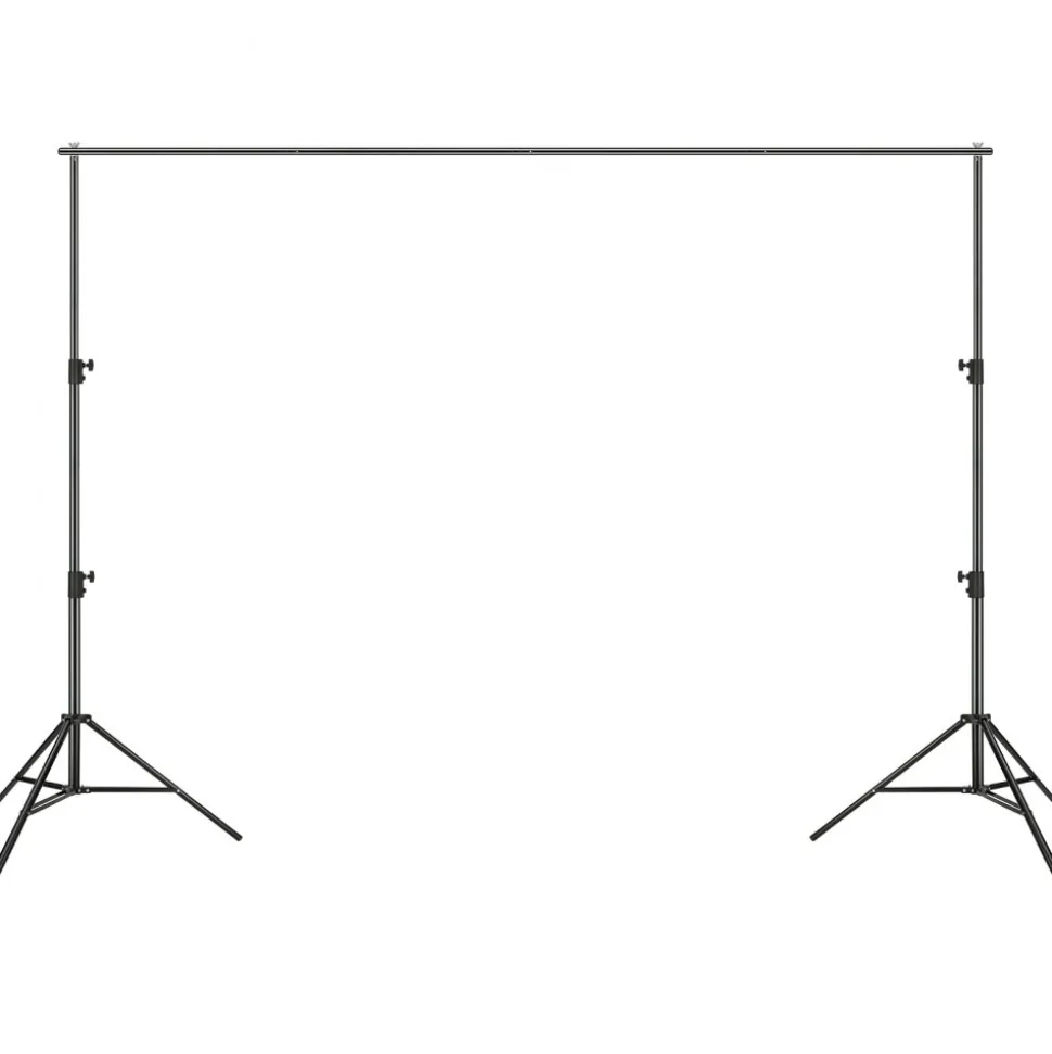 VEVOR 12 x 10 ft Heavy Duty Backdrop Stand, Height Adjustable Photography Backdrop Stand, Background Support System with 6 Clamps and A Carry Bag, for Party, Wedding, Display, Photo